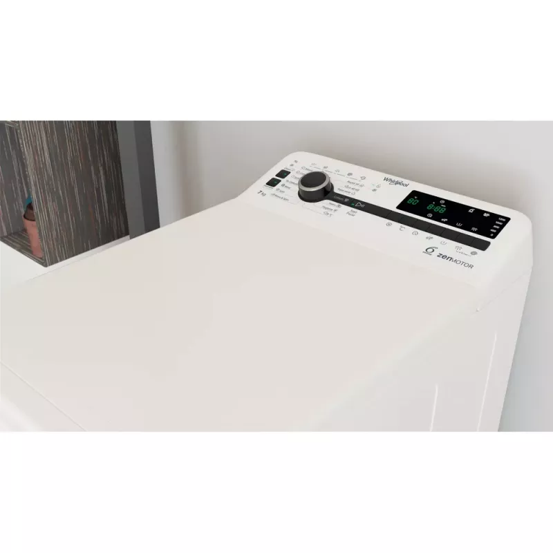 Whirlpool TDLRB 7232BS EU pesumasin pealtlaetav 7 kg 1151 RPM Valge