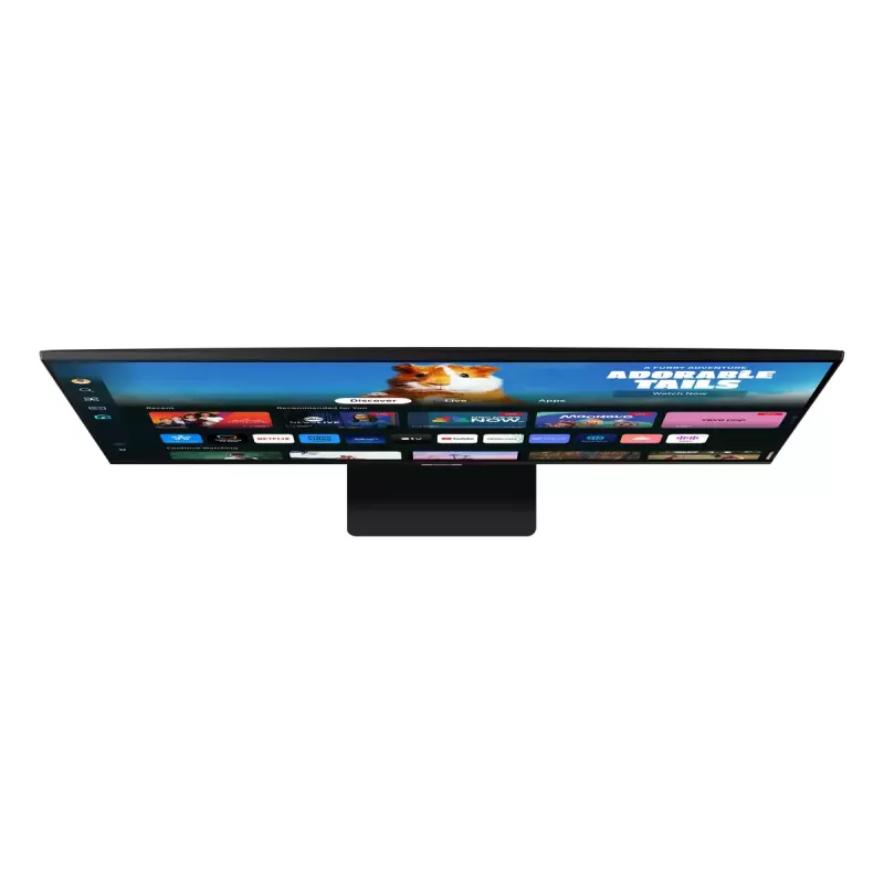 27-tolline Samsung M50D monitor — 27-tolline Full HD (1920×1080), VA LED, 4 ms, 178° vaatenurk, sisseehitatud kõlarid, USB-hub, VESA, must