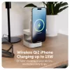 Targus HJ3320WHGL mobiilseadme laadija Kõrvaklapid, Nutitelefon, Nutikell Valge USB Juhtmevaba laadimine Kiirlaadimine Siseruumidesse