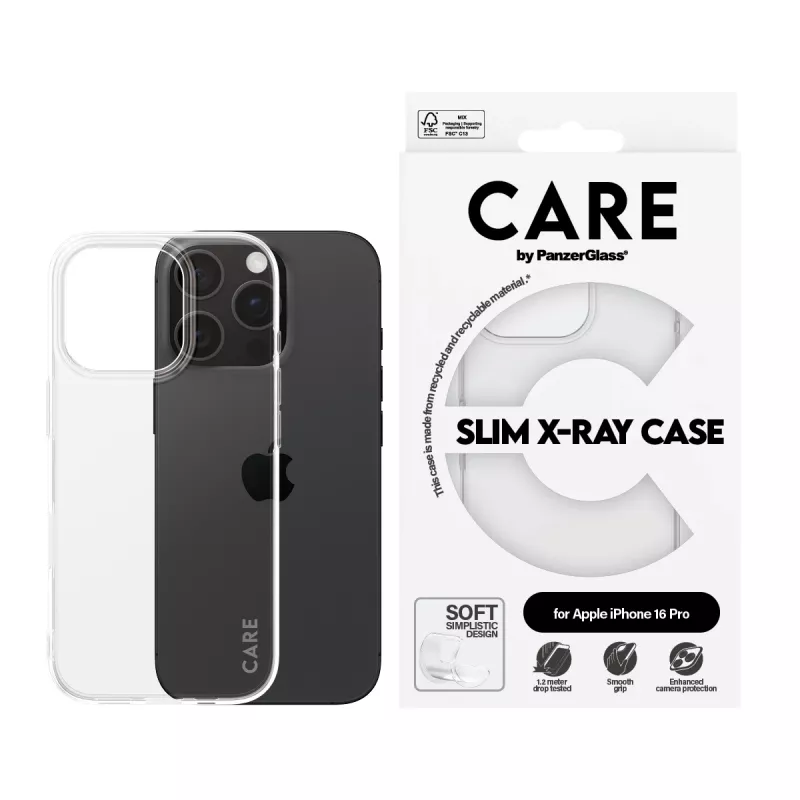 PanzerGlass CARE™ by ® X-Ray ümbris iPhone 16 Pro