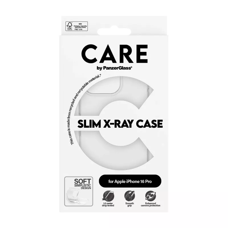 PanzerGlass CARE™ by ® X-Ray ümbris iPhone 16 Pro