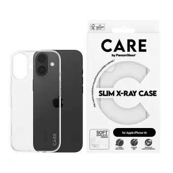 PanzerGlass CARE™ by ® X-Ray ümbris iPhone 16, Ümbris, Apple, Apple - iPhone 16, Läbipaistev