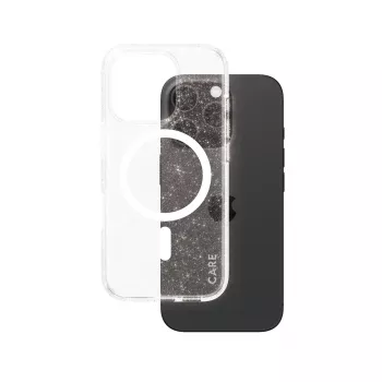 PanzerGlass CARE™ by ® Urban Combat Case Star Lit w. Valge MagSafe iPhone 16 Pro