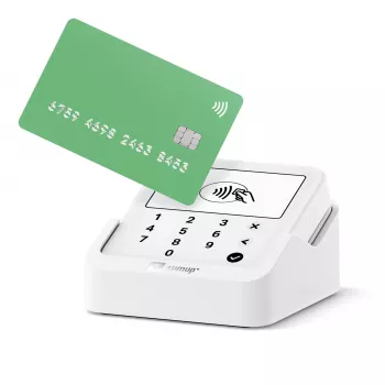 SumUp Solo Lite & Charging Station nutikardilugeja Aku Valge