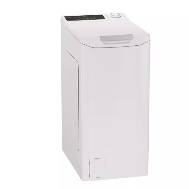 Pesumasin pealtlaetav CANDY TCA284TM5-S — 8 kg, 1200 p/min, A energiaklass, 410×600×860 mm, valge