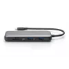 DIGITUS USB-C dokkimisjaam, 7 porti - HDMI / 2x USB-A 3.2 Gen 2 / GbE / SD / MicroSD - 100W USB Power Delivery
