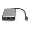 DIGITUS USB-C dokkimisjaam, 7 porti - HDMI / 2x USB-A 3.2 Gen 2 / GbE / SD / MicroSD - 100W USB Power Delivery