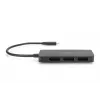 DIGITUS USB-C - 3x DP MST videokeskus DP 1.4. 4K/60Hz