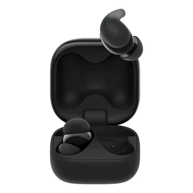 Juhtmeta kõrvasisene peakomplekt Sony LinkBuds Fit WFLS910NB — Bluetooth, 20–20000 Hz, 10 m ulatus, 75 g, must