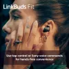 Juhtmeta kõrvasisene peakomplekt Sony LinkBuds Fit WFLS910NB — Bluetooth, 20–20000 Hz, 10 m ulatus, 75 g, must