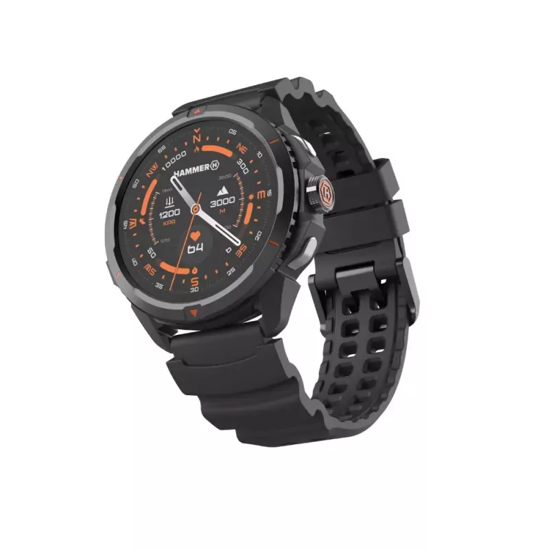 Smart watch Hammer Hammer Watch 2 Must — 1.5 tolli AMOLED, GPS, veekindel, pulsisagedus, treeningu jälgimine