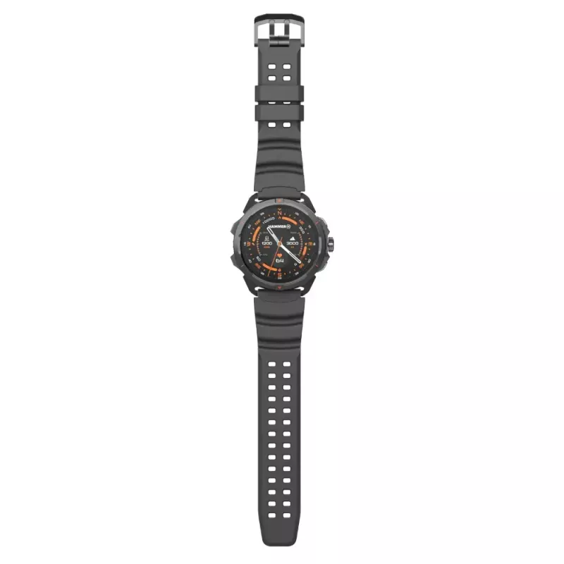 Smart watch Hammer Hammer Watch 2 Must — 1.5 tolli AMOLED, GPS, veekindel, pulsisagedus, treeningu jälgimine