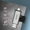 Axagon CRE-SAC SuperSpeed USB-C+USB-A kaardilugeja 5 Gbps