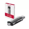 Axagon CRE-SAC SuperSpeed USB-C+USB-A kaardilugeja 5 Gbps
