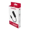 Axagon HUE-M1A 4x USB 3.2 Gen 1 MINI jaotur, metall, 20 cm USB-A kaabel