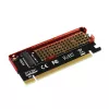 Axagon PCEM2-S PCIe x16 - M.2 NVMe M-võtme pesa adapter, passiivse alumiiniumist jahutusradiaatoriga