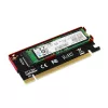 Axagon PCEM2-S PCIe x16 - M.2 NVMe M-võtme pesa adapter, passiivse alumiiniumist jahutusradiaatoriga