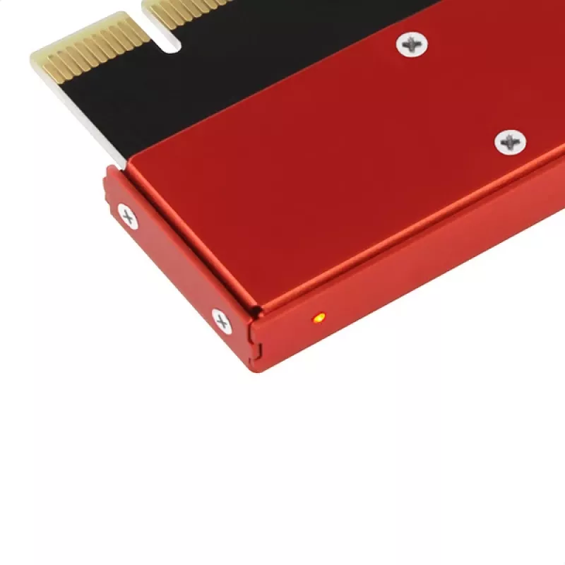 Axagon PCEM2-S PCIe x16 - M.2 NVMe M-võtme pesa adapter, passiivse alumiiniumist jahutusradiaatoriga