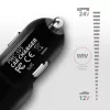 Axagon PWC-5V5 SMART autolaadija 24W, 2x USB-A port, 5V/2.4A + 5V/2.4A