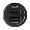 Axagon PWC-5V5 SMART autolaadija 24W, 2x USB-A port, 5V/2.4A + 5V/2.4A