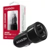 Axagon PWC-5V5 SMART autolaadija 24W, 2x USB-A port, 5V/2.4A + 5V/2.4A