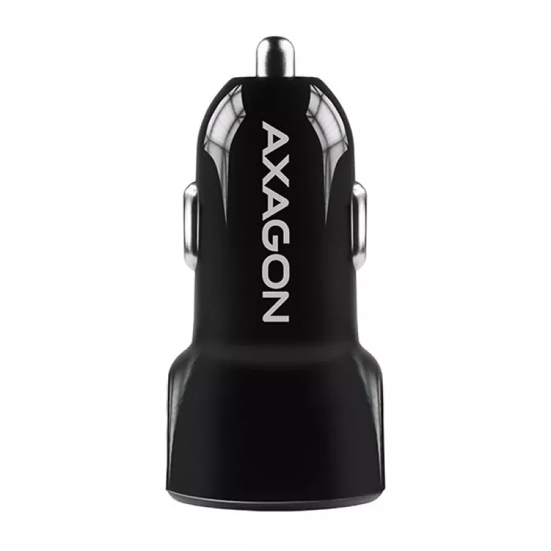 Axagon PWC-5V5 SMART autolaadija 24W, 2x USB-A port, 5V/2.4A + 5V/2.4A