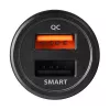 Axagon PWC-QC5 mobiilseadme laadija Mobiiltelefon, Nutitelefon, Tahvelarvuti, Universaalne Must Sigaretisüütaja Kiirlaadimine Auto