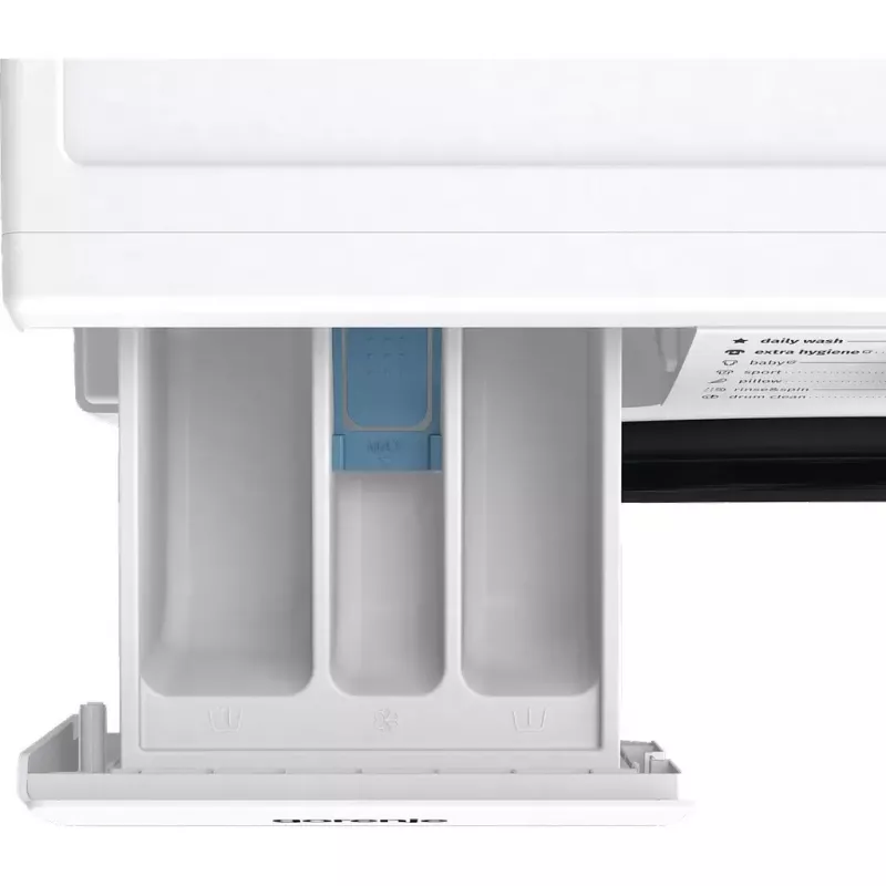 Pesumasin Gorenje W3NGPI72SBS eestlaetav 7 kg, 1200 p/min, LCD, aur, 59,5×43,5 cm, energiaklass B