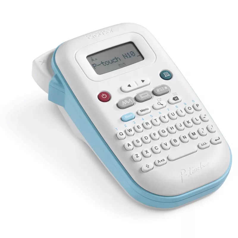 Sildiprinter Brother PT-N10 termosiirdega — max laius 12 mm, printimiskiirus 9 mm/s, LCD, patareitoidega