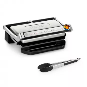 Kontaktgrill Tefal OptiGrill + XL GC728D10, 2000 W, 800 cm² mittenakkuvate plaatidega, 9 programmi, 400×200 mm küpsetuspind