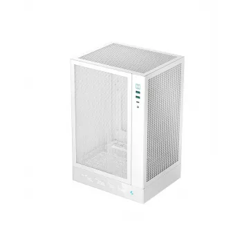 PC korpus DeepCool R-CH170-WHNPI0D-G-1 Torn valge, Mini-ATX, LED ekraan, 305 mm GPU, 172 mm protsessori jahuti