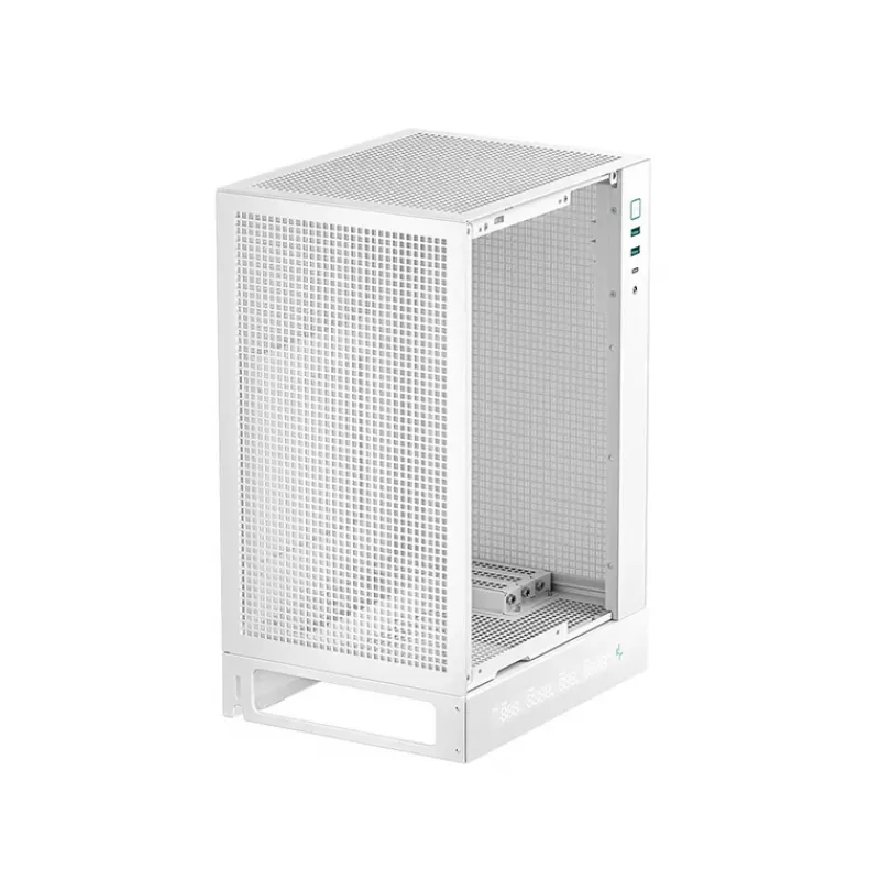 PC korpus DeepCool R-CH170-WHNPI0D-G-1 Torn valge, Mini-ATX, LED ekraan, 305 mm GPU, 172 mm protsessori jahuti