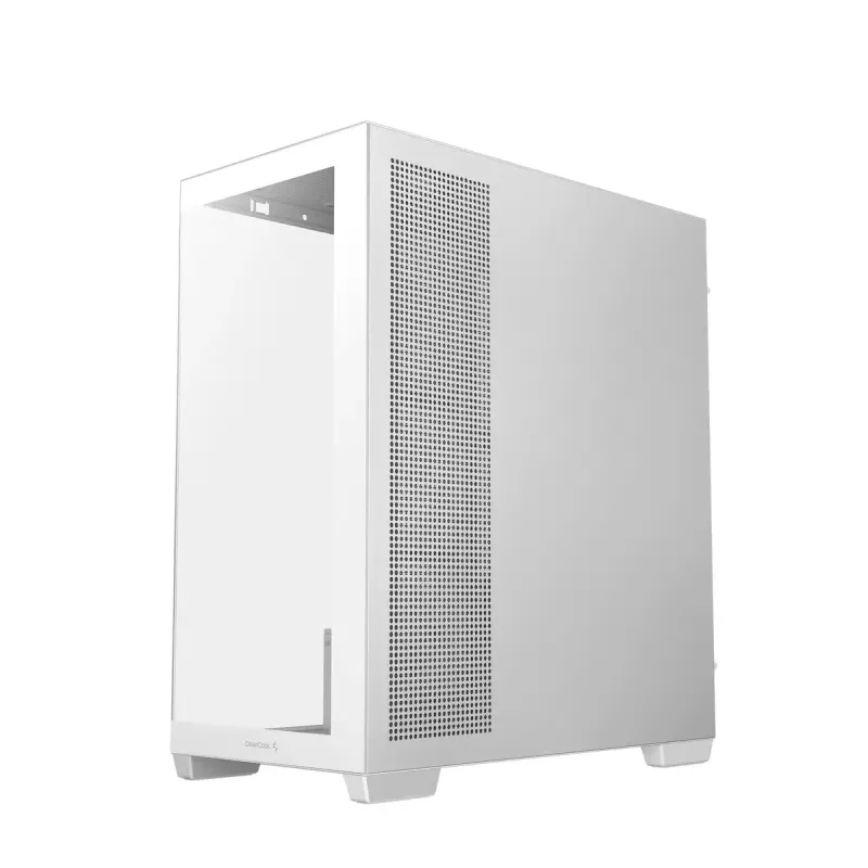 Arvuti korpus DeepCool CG580 4F WH Midi Tower ATX/Micro ATX/ITX, karastatud klaas, 3×120mm + tagumine 120mm ventilaator, valge