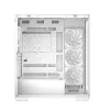 Arvuti korpus DeepCool CG580 4F WH Midi Tower ATX/Micro ATX/ITX, karastatud klaas, 3×120mm + tagumine 120mm ventilaator, valge
