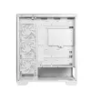 Arvuti korpus DeepCool CG580 4F WH Midi Tower ATX/Micro ATX/ITX, karastatud klaas, 3×120mm + tagumine 120mm ventilaator, valge