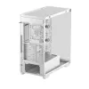 Arvuti korpus DeepCool CG580 4F WH Midi Tower ATX/Micro ATX/ITX, karastatud klaas, 3×120mm + tagumine 120mm ventilaator, valge
