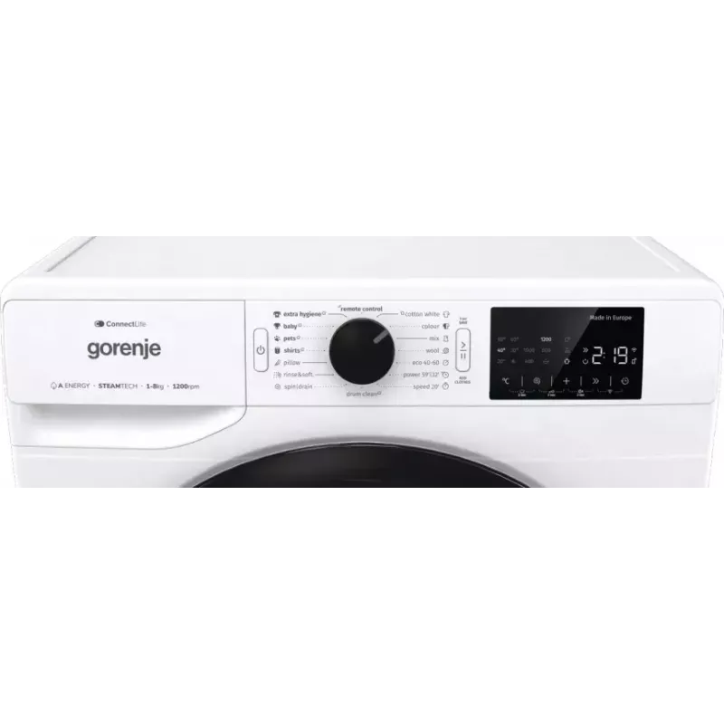Gorenje WPNEI82A1SWIFI pesumasin Eestlaadiv 8 kg 1200 RPM Valge
