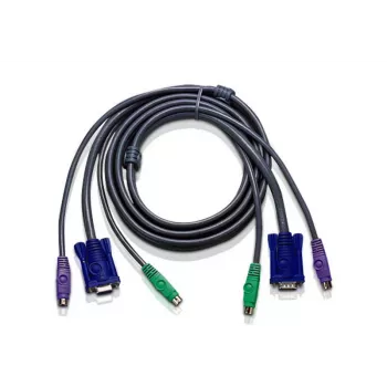 ATEN 10ft PS/2 KVM kaabel Must 3 m