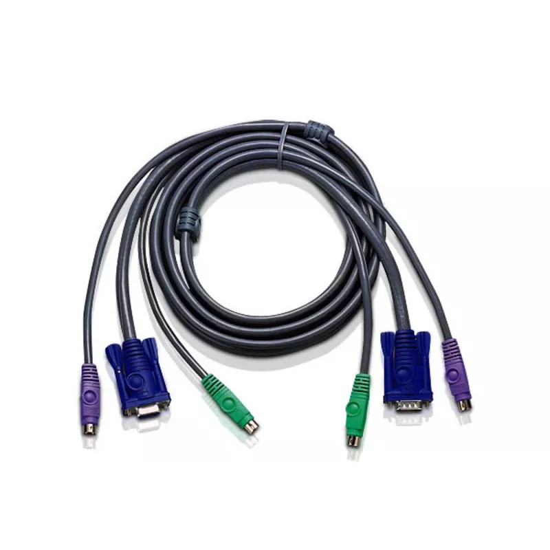 ATEN 10ft PS/2 KVM kaabel Must 3 m