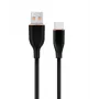 GEMBIRD Premium räni USB-C USB laadimis- ja andmekaabel, 1,5 m – must
