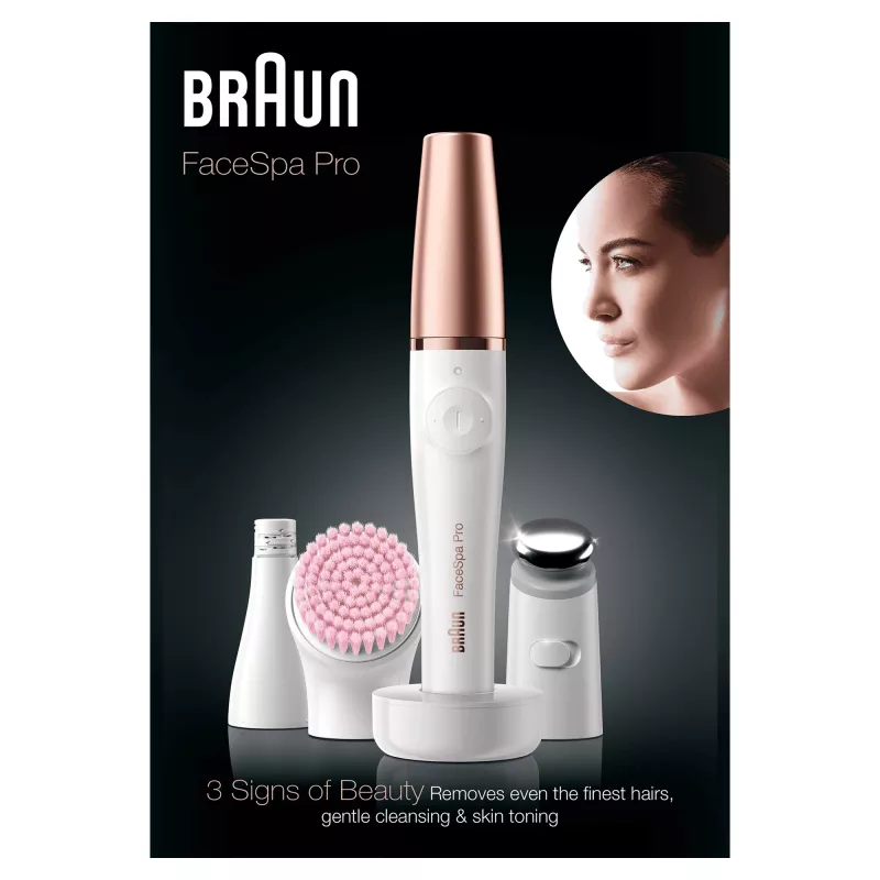 Brauni näoepilaator 81636295, valge/bronze
