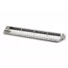 DIGITUS Modulaarne galvaniseeritud patch-paneel – varjestatud 24 pordiga 24 pordiga toorik 1U riiulile paigaldatav must RAL 9005