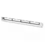DIGITUS Modulaarne galvaniseeritud patch-paneel – varjestatud 24 pordiga 24 pordiga toorik 1U riiulile paigaldatav must RAL 9005