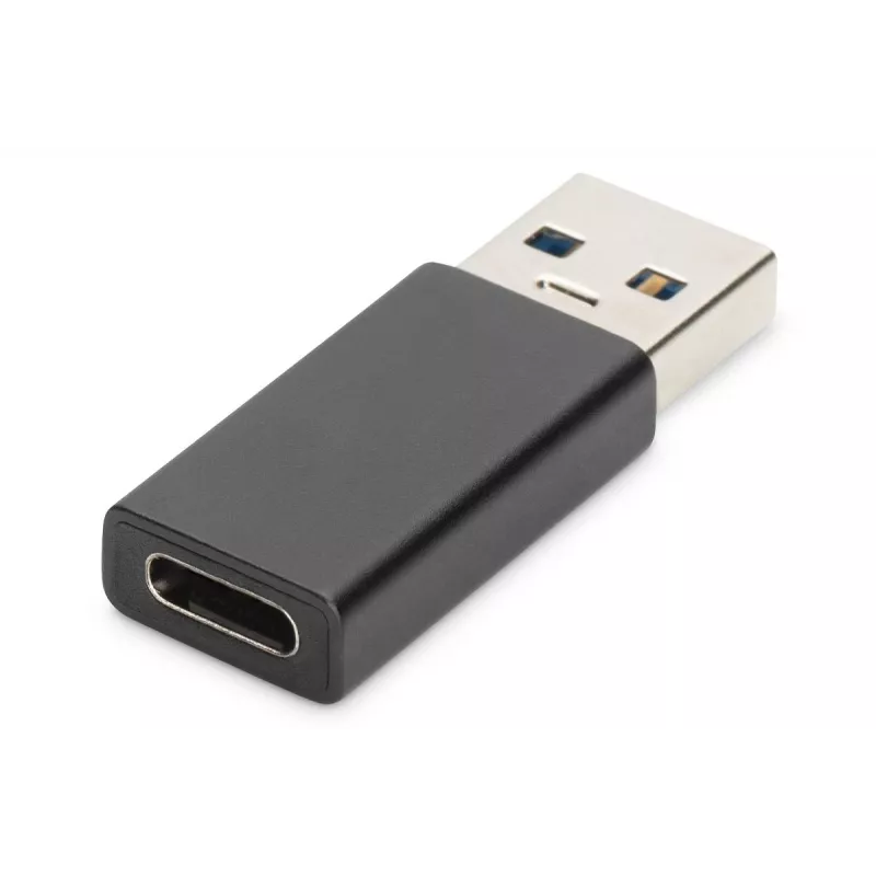 DIGITUS USB USB-C adapter, tüüp A-pesa/isane, 3A, 5GB, 3.0 versioon, must