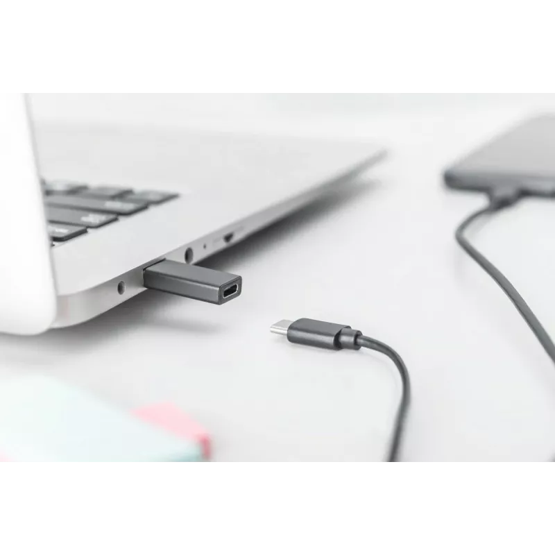 DIGITUS USB USB-C adapter, tüüp A-pesa/isane, 3A, 5GB, 3.0 versioon, must