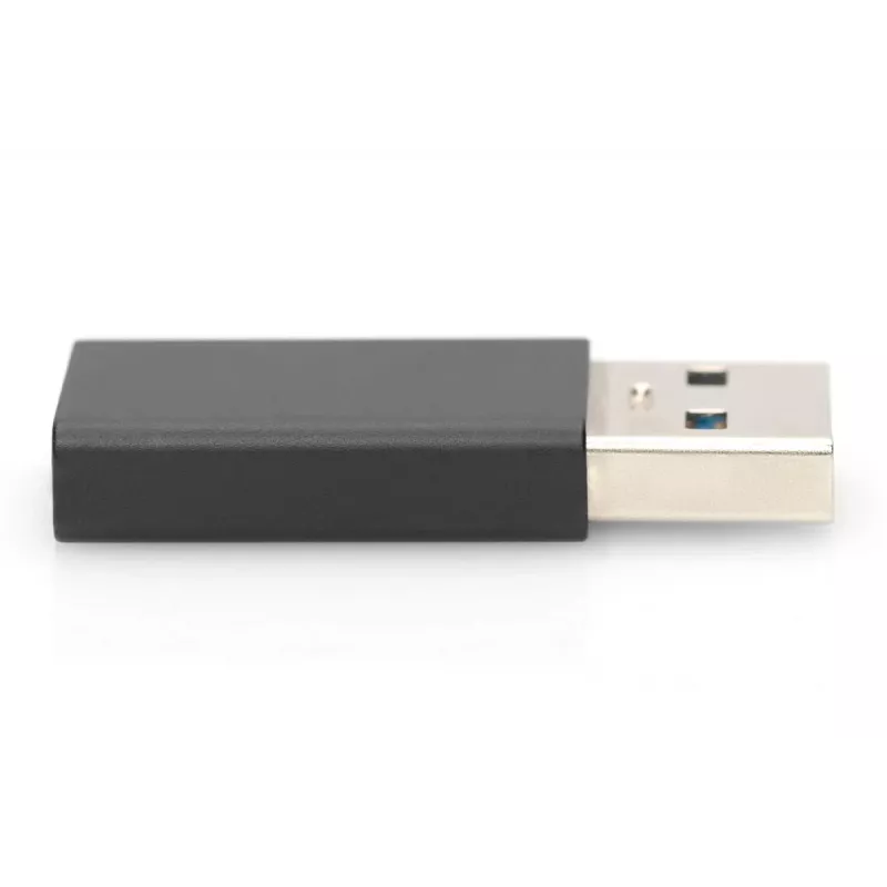 DIGITUS USB USB-C adapter, tüüp A-pesa/isane, 3A, 5GB, 3.0 versioon, must