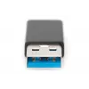 DIGITUS USB USB-C adapter, tüüp A-pesa/isane, 3A, 5GB, 3.0 versioon, must