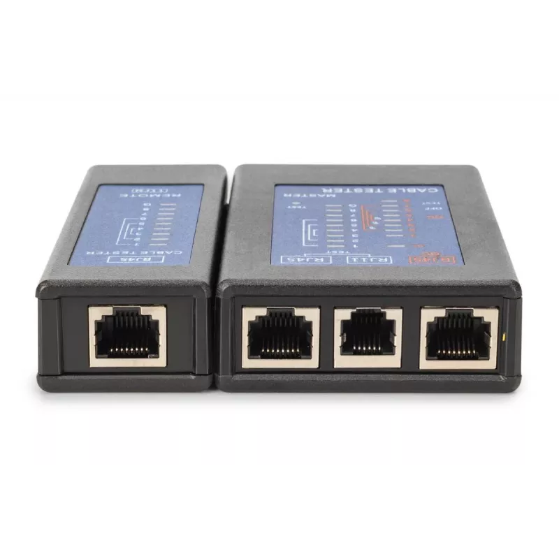 DIGITUS Kaablitester - ühepoolne tester PoE tester koos ümbrisega