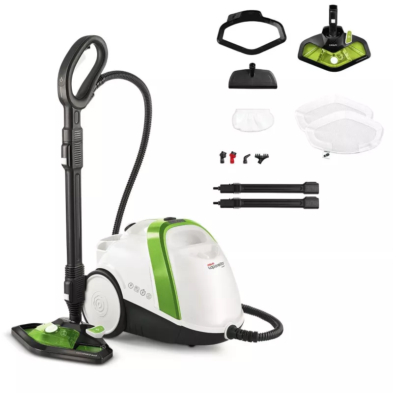 Polti Vaporetto Smart 110 Eco Silindriline aurupuhasti 1500 W Must, Roheline, Valge