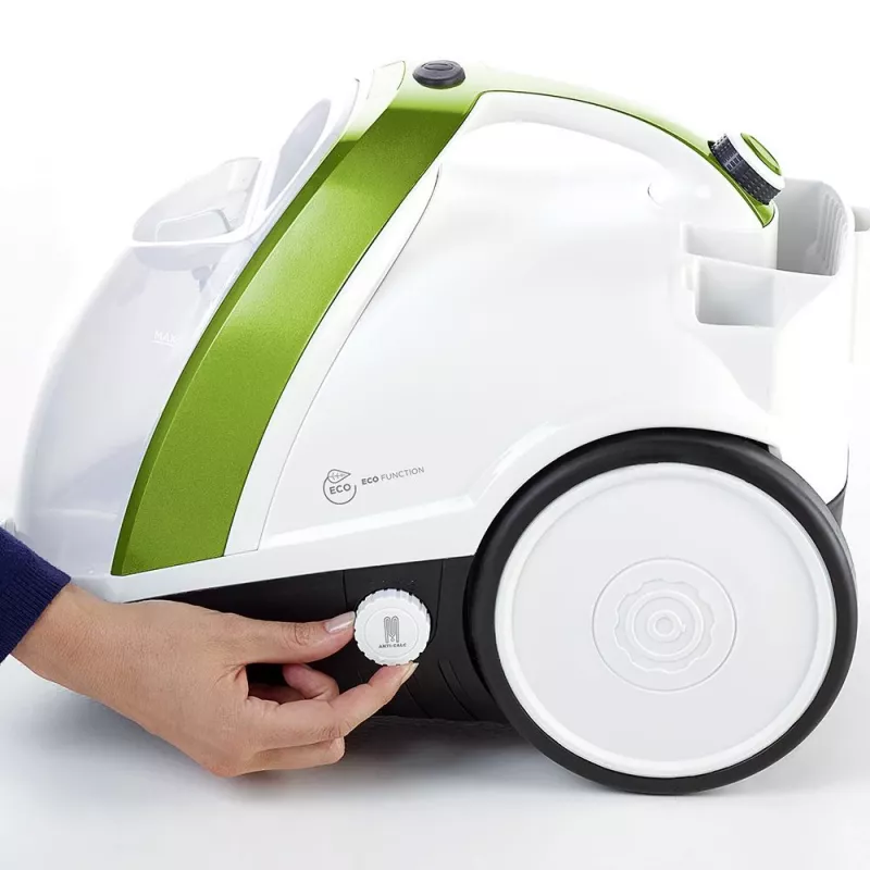 Polti Vaporetto Smart 110 Eco Silindriline aurupuhasti 1500 W Must, Roheline, Valge